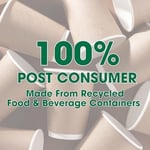 PrintWorks Yüzde 100 Geri Dönüşümlü Çok Amaçlı Kağıt, 9,1 kg, 92 Parlak, 8,5 x 11 inç, 3 paket 400 yaprak, toplam 1200 yaprak (00018-3), Beyaz