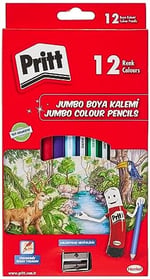 Pritt 12'li Jumbo Kuru Boya Kalemi