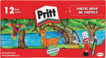 Pritt 12'li Pastel Boya - Karton Kutu - Seçenekler: 12'li, 12'li 3lü paket
