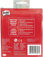 Pritt Keçeli Kalemler, çocuk dostu zararsız boya, su bazlı renkli kalem, silinebilir boya kalemi, dayanıklı kırtasiye malzemesi, 12 Renkli Paket - Seçenekler: 12'li, 12'li 3lü paket
