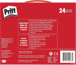 Pritt Pastel Boyalar, canlı renkler ve rahat uygulamalı pastel boya, yumuşak çocuk boyası, kolay kullanımlı resim boyası, dayanıklı kırtasiye malzemesi, Çantalı 24 Renk Pastel Boya