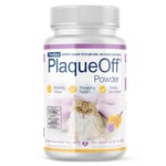 ProDen PlaqueOff Kediler için toz,%100 doğal diş bakım tozu, ağız kokusuna karşı korur, diş taşı ve plaklara yardımcı olur, 40 g paket