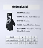 Profesyonel Bisiklet Eldiveni Siyah