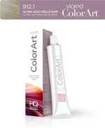 Profesyonel Tüp Saç Boyası 60 ml 912.1 Ultra Açıcı Küllü Sarı
