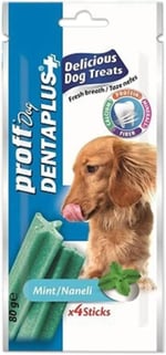 Proff Dog Dentaplus Naneli Köpek Ödül Çubuğu X4 Sticks