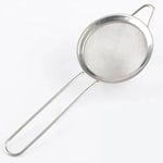 Promosyonca Metal Çay Süzgeci, Uzun Saplı, Gümüş Rengi