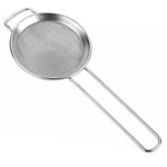 Promosyonca Metal Çay Süzgeci, Uzun Saplı, Gümüş Rengi