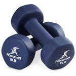 ProsourceFit Neoprene Dumbbell Coated for Non-Slip Grip, 4 lb