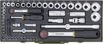 Proxxon 23040 Lokma Anahtar Seti, 4-32 mm Arası 6,3 mm (1/4