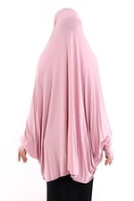 Pudra Hazır Pratik Sultanbaş Tesettür Kollu Penye Sufle Eşarp Hijab