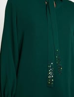 Pul Detaylı Bluz