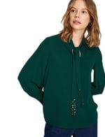 Pul Detaylı Bluz