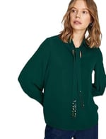 Pul Detaylı Bluz