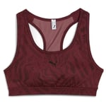 PUMA 4keeps Bra – Padded – Ribbon Stripe Print Sütyen Kadınlar
