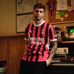 PUMA ACM Home Jersey Replica Jr Erkek/Unisex Forma, For All Time Red-PUMA Black, 5-6YAŞ