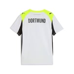 Puma Borussıa Dortmund 25/26 Genç Deplasman Forması,Silver Mist-Yellow Alert 7-8 Yaş