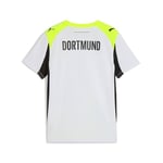 Puma Borussıa Dortmund 25/26 Genç Deplasman Forması,Silver Mist-Yellow Alert 11-12 Yaş