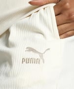 Puma Classics Ribbed Relaxed Pant Kadın Günlük Eşofman Altı 62426866 Krem