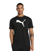 PUMA Erkek Teamrise Logo Jarse Pamuklu Tişört