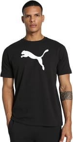 PUMA Erkek Teamrise Logo Jarse Pamuklu Tişört