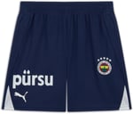 PUMA Erkek/Unisex FSK Shorts Replica Jr-PUMA White-Blue Violet Knitted Shorts
