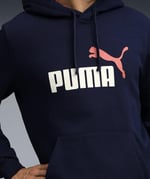 PUMA ESS+ 2 Col Big Logo Hoodie Sweatshirt Üniseks Yetişkin