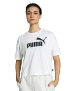 PUMA ESS Cropped Logo Tee Crop Top Kadın