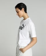 PUMA ESS Cropped Logo Tee Crop Top Kadın