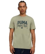 PUMA Graphic Varsity Tee Tees Üniseks Yetişkin