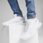 PUMA Hypnotic Metallic Shine Unisex Yetişkin Koşu Ayakkabısı, PUMA Black-PUMA Silver-Gold, 42
