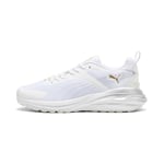 PUMA Hypnotic Metallic Shine Unisex Yetişkin Koşu Ayakkabısı, PUMA Black-PUMA Silver-Gold, 42