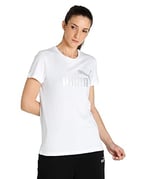 Puma Kadın ESS+ Metallic Logo Tee T-shirt