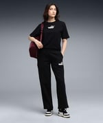 PUMA Kadın ESS NATURE 2.0 Relaxed Tee T-shirt PUMA Black L