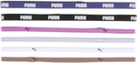 PUMA Kadın TR ESS Hairbands Saç Bandı, PUMA Black-Blue Crystal-Wild Berry-Cool Weather-Dark Clove, Tek Beden