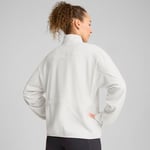 PUMA Kadın WINTER TECH FLEECE JACKET W-Vapor Gray Track Jackets L