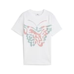 PUMA Kids BUTTERFLY VIBE Genç Logolu Antrenman Tişörtü