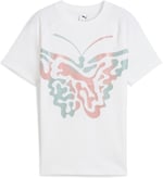 PUMA Kids BUTTERFLY VIBE Genç Logolu Antrenman Tişörtü