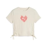 Puma Kız Çocuk T-Shirt Flaming Love Knotted Tee 13-14 Yaş, 68510887