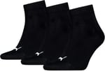 PUMA Plain Recycled Cotton Quarter Çorap Üniseks Yetişkin