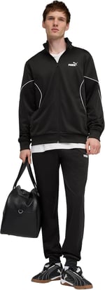 Puma Poly Piping Erkek Siyah Eşofman Takımı (691765-01) - Bedenler: S, XL