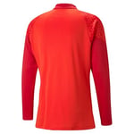 PUMA Teamcup antrenman tişörtü, 1/4 fermuarlı Slim Fit Top Erkek