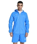Puma Teamfinal Allweather Jkt Erkek Futbol Antrenman Yağmurluk 65859902 Mavi