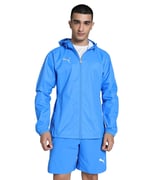 Puma Teamfinal Allweather Jkt Erkek Futbol Antrenman Yağmurluk 65859902 Mavi