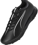 PUMA Ultra 5 Play TT Jr Futbol Ayakkabısı, Siyah Beyaz, 43 EU, Puma Black Puma White, 43 EU