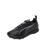 PUMA Ultra 5 Play TT Jr Futbol Ayakkabısı, Siyah Beyaz, 43 EU, Puma Black Puma White, 43 EU