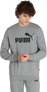 Puma Unisex Yetişkin Essentials Big Logo Crew Men's Sweater Kapüşonlu Sweatshirt