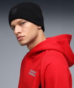 PUMA Unisex Yetişkin FERRARI PRO Mid Crown Beanie Şapka Puma Black Tek Beden