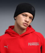 PUMA Unisex Yetişkin FERRARI PRO Mid Crown Beanie Şapka Puma Black Tek Beden