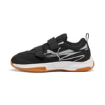PUMA Varion II V Jr İç Mekan Saha Ayakkabısı, Siyah-Havalı Açık Gri Sakız, UK 43, Puma Siyah Soğuk Açık Gri Sakız, 43 EU