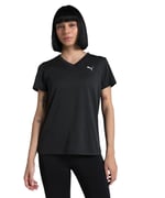 PUMA W Tad Essential Vneck Tee Tişörtler Üniseks Yetişkin
